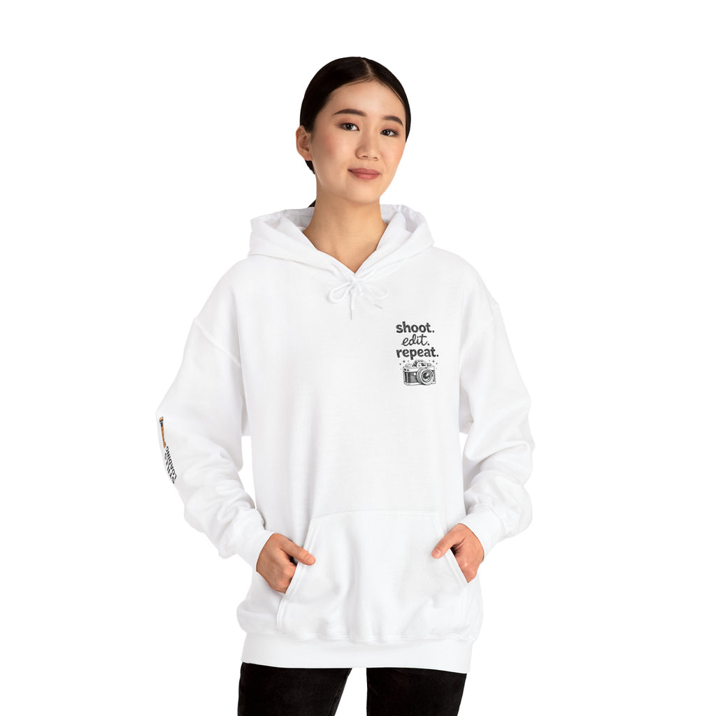 Shoot Edit Repeat Heavy-weight Hoodie