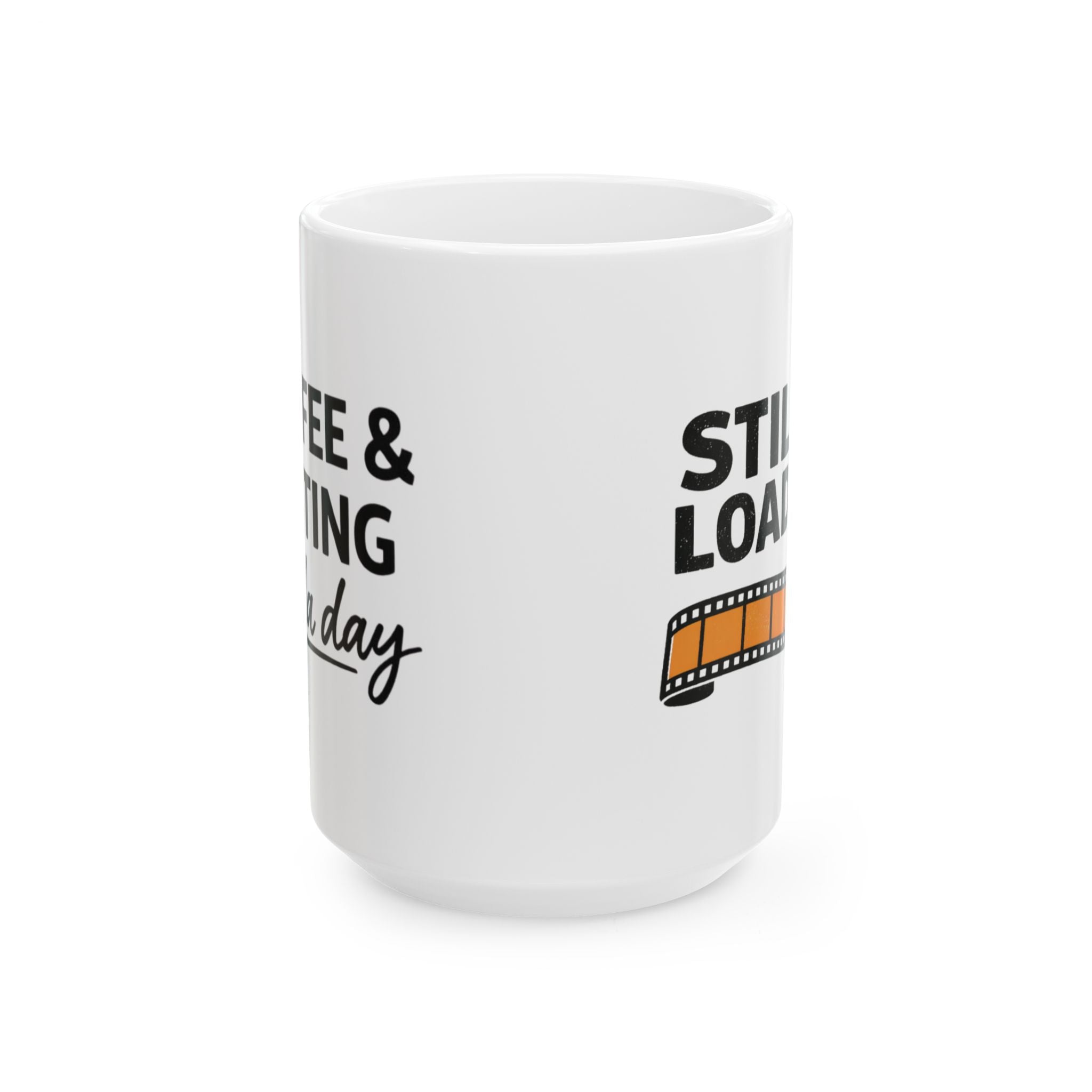 Stills Loading Coffee & Editing Coffee Mug (15 oz)