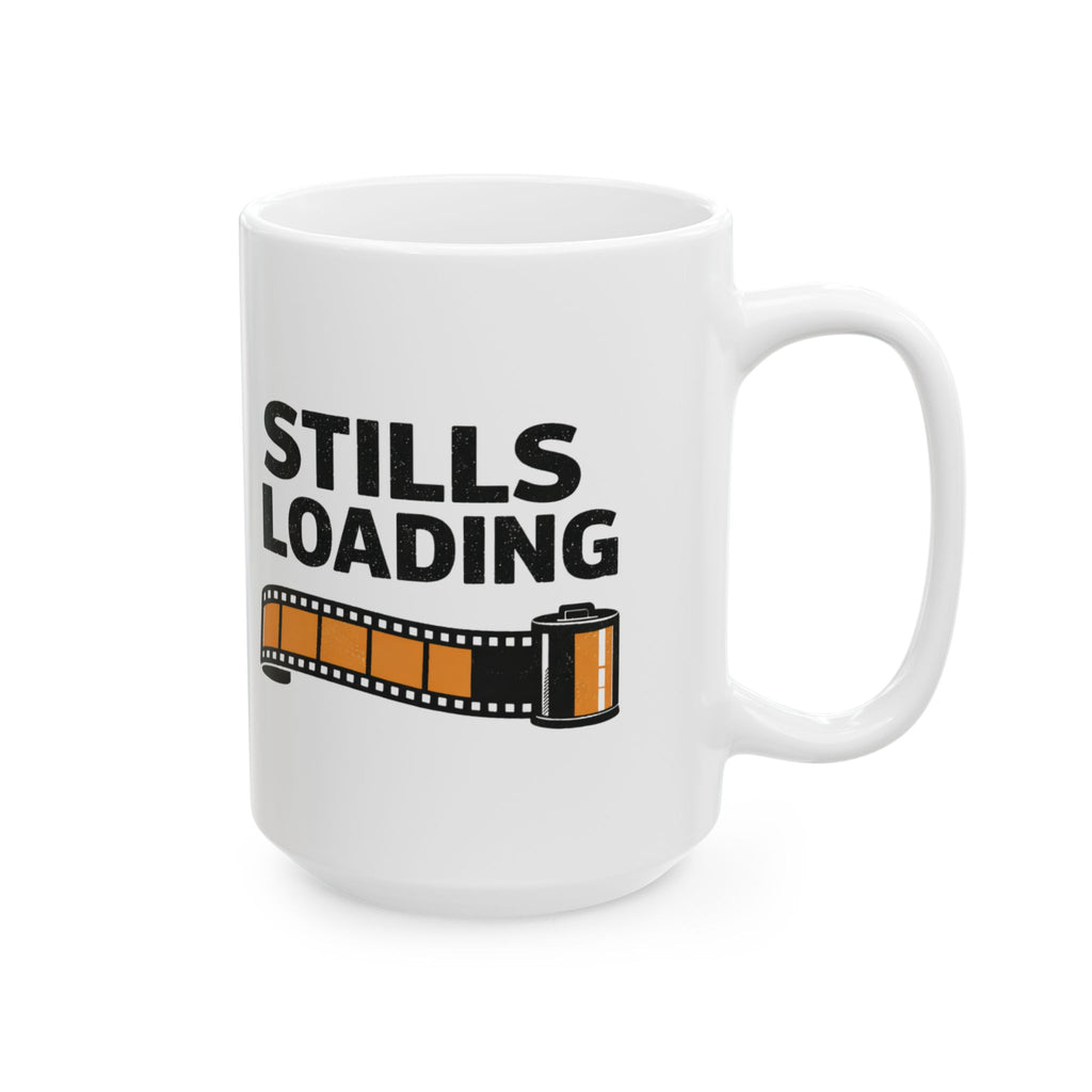 Stills Loading Coffee & Editing Coffee Mug (15 oz)